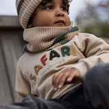 Sweat Safari Friends - Taupe Quente - Little Dutch
