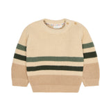 Camisola de Malha Safari Friends - Taupe Quente - Little Dutch