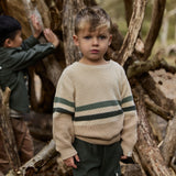 Camisola de Malha Safari Friends - Taupe Quente - Little Dutch