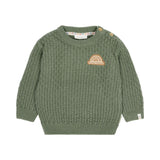 Camisola de Malha Safari Friends - Sage - Little Dutch