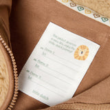 Casaco Teddy Safari Friends - Taupe Quente - Little Dutch