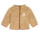 Casaco Teddy Safari Friends - Taupe Quente - Little Dutch