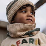 Cachecol de Malha Safari Friends - Taupe Quente - Little Dutch