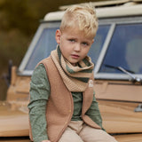 Cachecol de Malha Safari Friends - Taupe Quente - Little Dutch