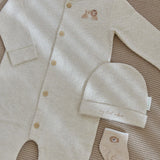 Gorro Safari Friends - Vanilla Melange - Little Dutch