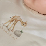 T-Shirt Manga Comprida Safari Friends - Creme - Little Dutch