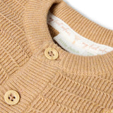 Casaco de Malha Safari Friends - Soft Tan - Little Dutch