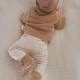 Casaco de Malha Safari Friends - Soft Tan - Little Dutch