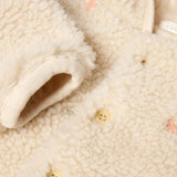 Casaco Teddy Safari Friends - Areia Flowers - Little Dutch