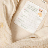 Casaco Teddy Safari Friends - Areia Flowers - Little Dutch