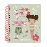 Livro Dress Up - Rosa & Friends - Fairy Garden - Little Dutch