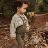 Collant sem Pés e Suspensórios - Coleção Warmy - Olive