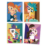 Square Heads - Collage-Spiel - Djeco