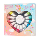 Set mit 12 Nagellacken mit Aufklebern – Souza