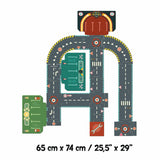 Puzzle del circuito de la ciudad gigante - Crazy Motors - Djeco