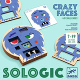 Crazy Faces  - Jogo de Lógica e Paciência - Sologic - Djeco
