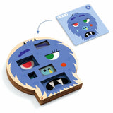 Crazy Faces  - Jogo de Lógica e Paciência - Sologic - Djeco