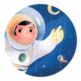 Um Astronauta na Lua - Puzzle de 36 Pçs - Djeco