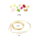 Kit para Criar 2 Tiaras - Rosa - Djeco