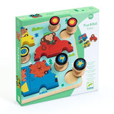 Puzz & Roll Color - Puzzle de Madeira com Carros - Djeco