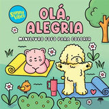 Olá, Alegria - Mini Livro Fofo para Colorir - Sunny Vibes