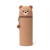 Estojo em Silicone Macio 2-1 Kawaii  - Teddy Bear