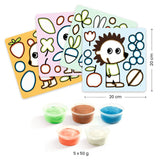 Colorir com Argila - Animais do Jardim - Djeco