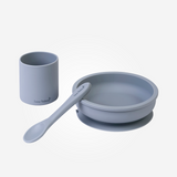 Set de Alimentação 3 Peças em Silicone - Azul Mist