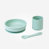 Set de Alimentação 3 Peças em Silicone - Menta