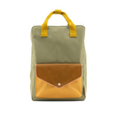 Mochila Grande Meadow - Map Green - Sticky Lemon