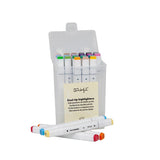 Conj. de 24 Marcadores Ponta Dupla - Mr. Wonderful