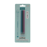 Set de 3 Recargas para Esferográficas Apagáveis Bo-Bo - Tinta Azul Clara, Verde e Vermelha - Mr. Wonderful