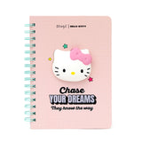 Caderno A5 com Squishy - Chase your Dreams - Hello Kitty - Mr. Wonderful