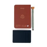 Conj. Urso Caderno A6 + Porta-Cartões + Esferográfica Apagável Bo-Bo - Talent-Urso - Mr. Wonderful