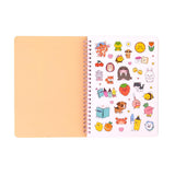 Caderno A5 em Espiral  - Ouriço - Just me and My Bubble Tea - Mr. Wonderful