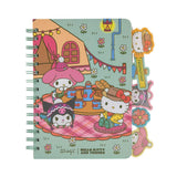 Caderno com Separadores com Aba A5 - Hello Kitty & Friends - Mr. Wonderful