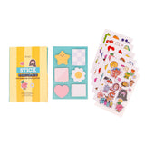 Caderno com Notas Adesivas e Autocolantes - Stick and Decorate - Mr. Wonderful
