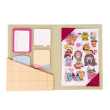 Caderno com Notas Adesivas e Autocolantes - Let's Stick Around Together - Mr. Wonderful