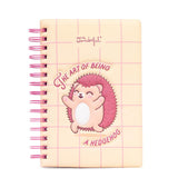 Caderno A5 Squishy - Ouriço - The Art of Being a Hedgehog - Mr. Wonderful