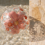 Bola de Praia 3D  - Pink Flowers - Little Dutch