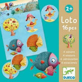 4 Estações - Jogo de Loto e Memorização - Djeco