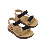 Mini Melissa Papete Rider - Bege/Preto