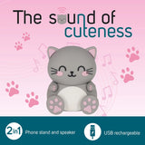 Altifalante sem Fios com Supor - The Sound of Cuteness - Kitty - Legami