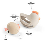 Brinquedo Mordedor e Pegador com Guizo - Clucky San - Done by Deer