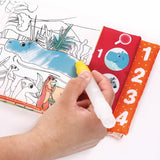 Livro Mágico Educativo com 5 Atividades Sensoriais - Savana