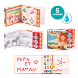 Livro Mágico Educativo com 5 Atividades Sensoriais - Savana