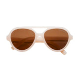 Óculos de Sol Aviator Polarizados - Creamy White - (3-8 Anos) - Grech & Co