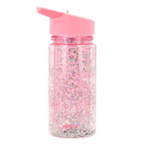 Flasche mit Strohhalm – Glitter Star Gloss