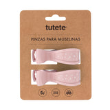 Pack de 2 Pinças para Fraldas - Rosa