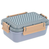 Caja Bento Rayas Azul